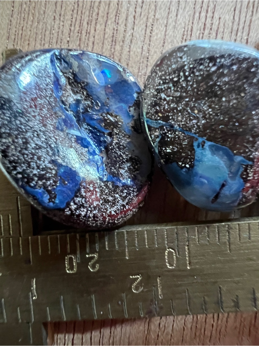 Boulder Opal Lot  Iridescent Loose Gemstone Cabochons